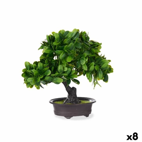 Dekorativ växt Ibergarden XD19-1395B Plast Bonsai 27 x 28 x 14 cm (8 antal)