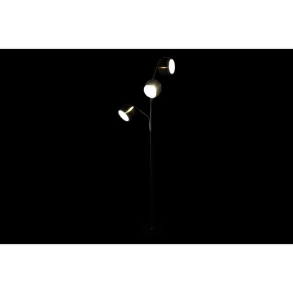 Golvlampa DKD Home Decor 35 x 25 x 167 cm Glas Metall Vit 220 V 50 W