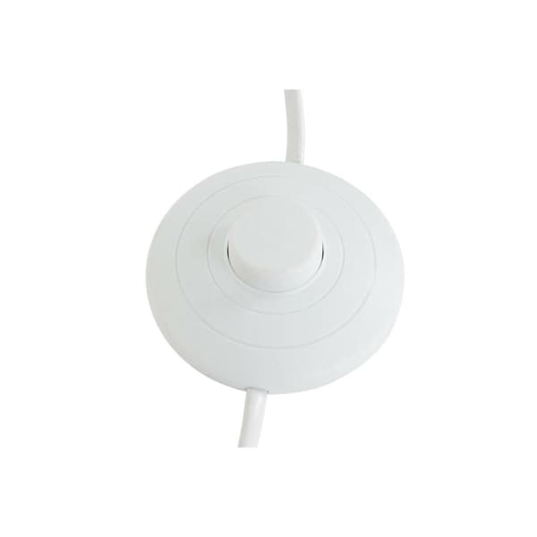 Golvlampa DKD Home Decor 35 x 25 x 167 cm Glas Metall Vit 220 V 50 W