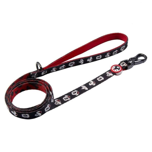 Hundeleder Mickey Mouse Svart M