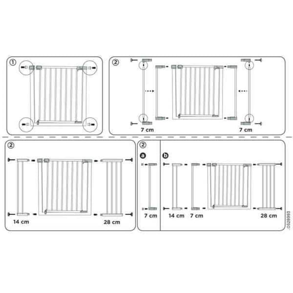 Barriereudvidelser Safety 1st 14 cm