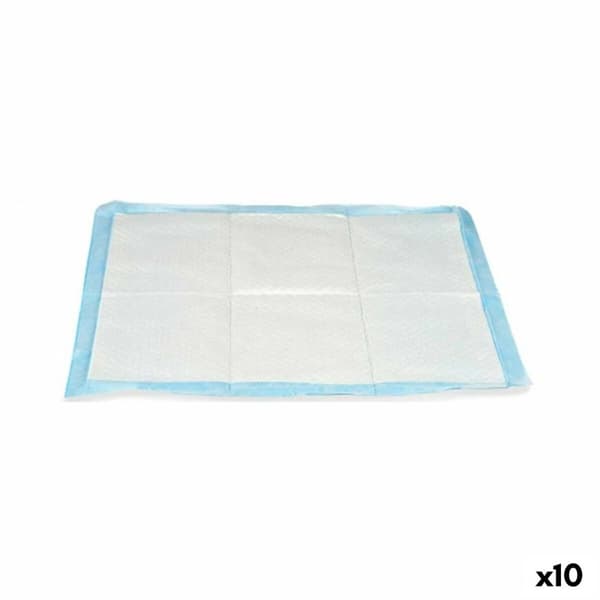 Pute for valpetrening 60 x 60 cm Blå Hvit Papir Polyetylen (10 enheter)