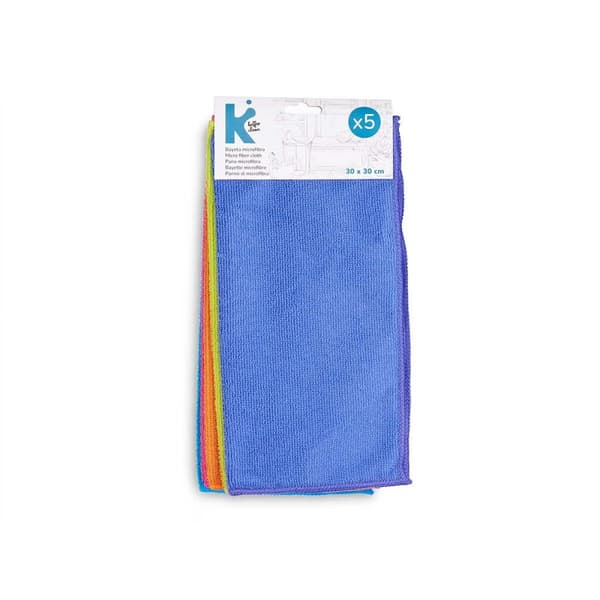 Rengöringstrasor Multicolour 30 x 30 x 0,02 cm (12 antal)