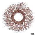 Miniatyrbilde 1 av 2: Adventkranse Grein Rosa Plast 50 x 10 x 50 cm (2 enheter)