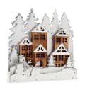 Miniatyrbilde 2 av 3: Dekorativ Figur Lyd Landsbygd Hvit Brun Tre 44 x 44,7 x 6 cm (4 enheter)