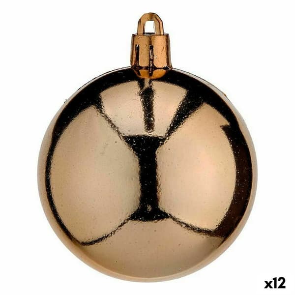 Joulupallosetti Krist+ 00465-4 Kupari Muovinen (12 osaa)