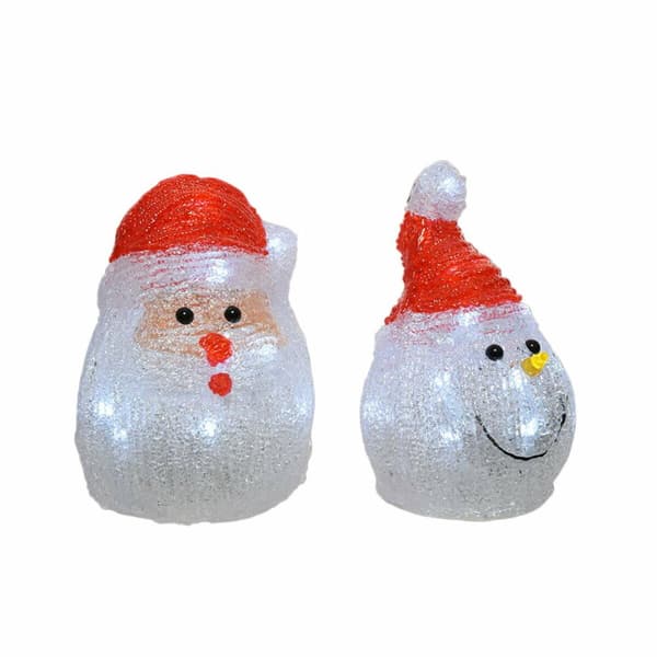 Dekorativ Figur Lumineo 491239 10,5 x 10,5 x 15 cm LED Innendørs