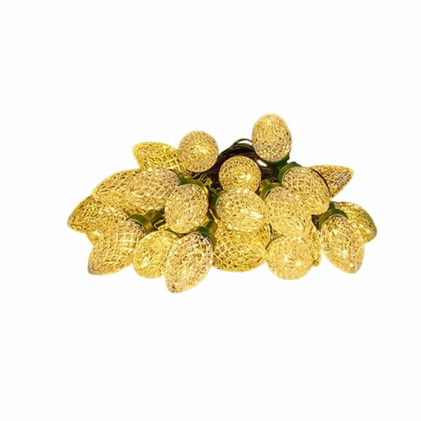 Krans av LED-lys Gul 500 x 5 x 2 cm (12 enheter)