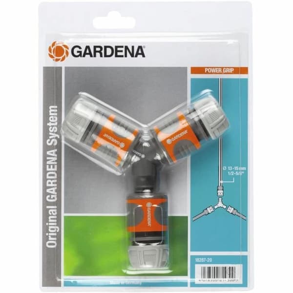 Letkuliitin Gardena 18287-20 Ø 15 mm 1/2" Tripla Kastelujärjestelmä