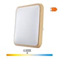 Miniatyrbillede 3 af 3: LED-loftlampe EDM 32541 F 18 W 1820 Lm Firkantet Overflade (4000 K)