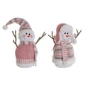 Miniatyrbilde 1 av 3: Dekorasjon DKD Home Decor Hvit Brun Rosa 30 x 16 x 33 cm (2 enheter)