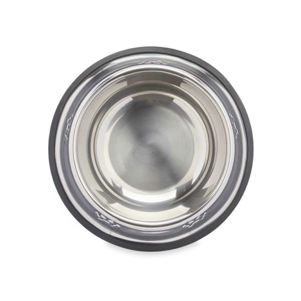 Hundmatare Mascow 309 Grå Silvrig Gummi Metall 26 x 7 x 26 cm (12 antal)