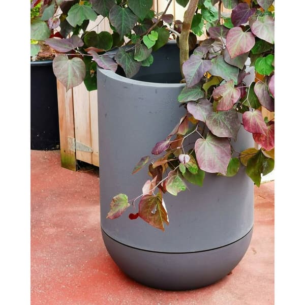 Urtepotte Riviera Granite D40 Grå Plastik Ø 40 cm