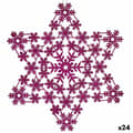 Miniatyrbilde 1 av 2: Julekule Stjerne Fuksia 29 x 0,1 x 32 cm (24 enheter)
