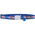 Miniatyrbilde 2 av 3: Hundehalsbånd Red Dingo STYLE US FLAG 41-63 cm