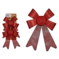 Pikkukuva 2 / 2: Joulukoristesetti Krist+ 65548 Punainen PVC 15 x 2 x 17 cm Lasso (24 osaa)