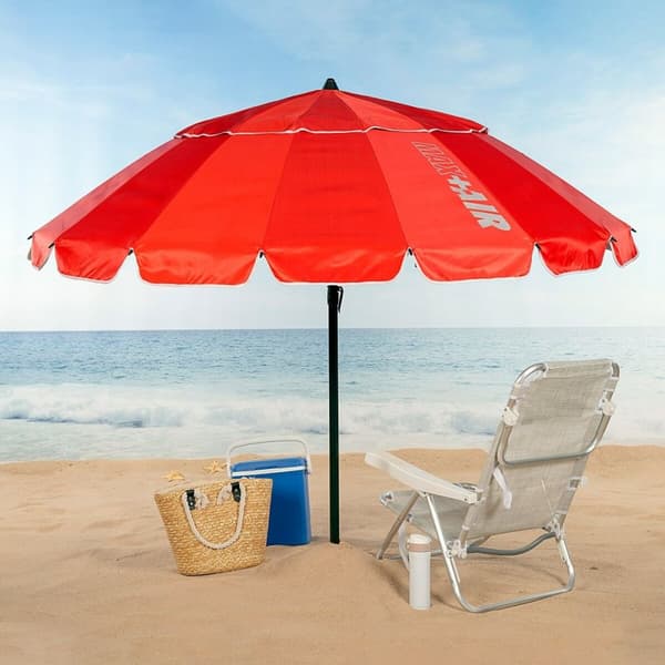 Aurinkovarjo Aktive Rød Aluminium 220 x 215 x 220 cm (6 enheter)