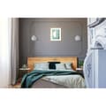 Miniatyrbillede 4 af 6: Væglampe Activejet AJE-IRMA 1P Hvid Sølvfarvet Metal 40 W 13 x 17,5 x 24,5 cm (1 Dele)