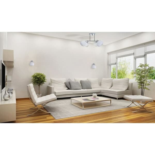 Væglampe Activejet AJE-IRMA 1P Hvid Sølvfarvet Metal 40 W 13 x 17,5 x 24,5 cm (1 Dele)