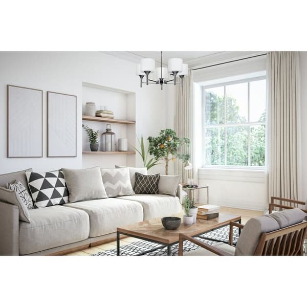 Væglampe Activejet AJE-MIRA 1P Hvid Sølvfarvet Metal 40 W 23 x 21,5 x 11,5 cm (1 Dele)