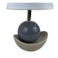 Miniatyrbild 2 av 2: Bordslampa Versa Noela Grå Keramik 15 x 25 x 12 cm