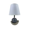 Miniatyrbild 1 av 2: Bordslampa Versa Noela Grå Keramik 15 x 25 x 12 cm