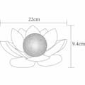 Miniatyrbild 3 av 3: Bordslampa Galix Waterlily Grå
