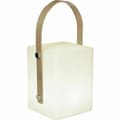 Miniatyrbild 1 av 4: Bordslampa Lumisky Tiky 10 x 10 x 25 cm Vit Brun Bambu Plast