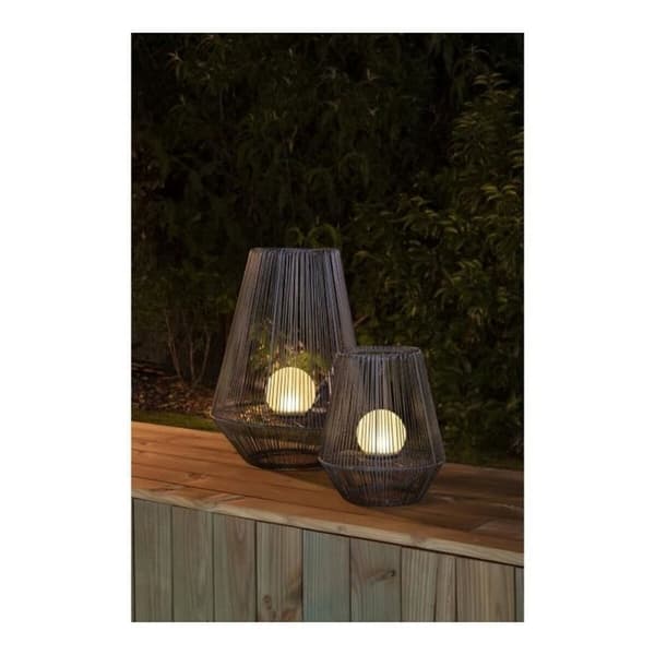Solcellelampe Galix Hvid Metal