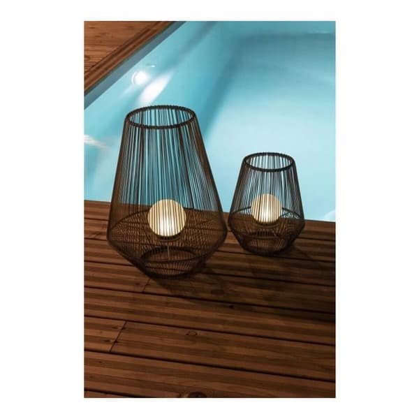 Solcellelampe Galix Hvid Metal