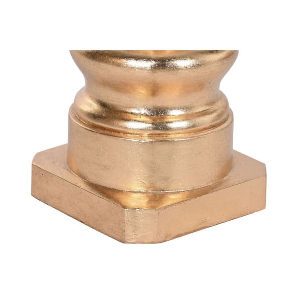 Planter Home ESPRIT Hvit Gyllen Fiber Moderne 40 x 40 x 100 cm