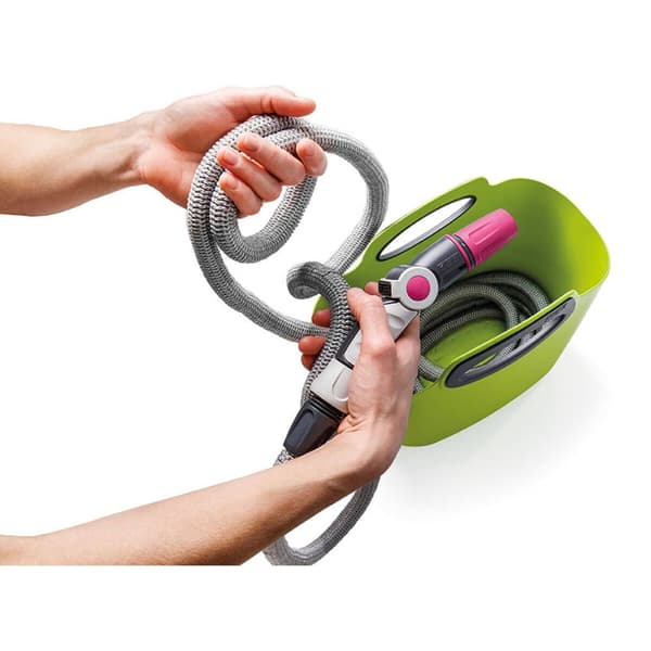 Slang med tillbehörssats GF Garden Aquapop gf80287603 Utdragbar Korg Lime Plast 30 m