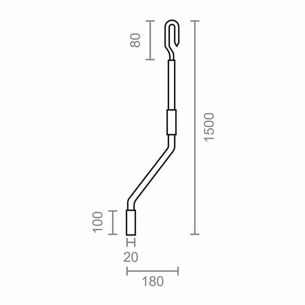 Vev för markis Micel TLD06 Vit 150 cm