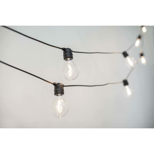 LED-valokranssi New Garden Allegra Musta 8 m E27 10 350 lm