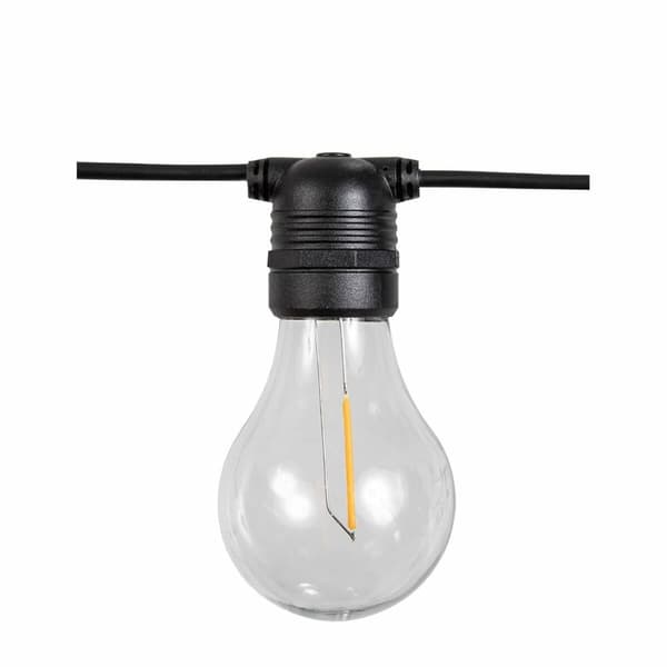 LED-valokranssi New Garden Allegra Musta 8 m E27 10 350 lm