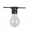 Miniatyrbilde 1 av 5: Krans av LED-lys New Garden Allegra 8 m 10 Hvit/Svart Solar