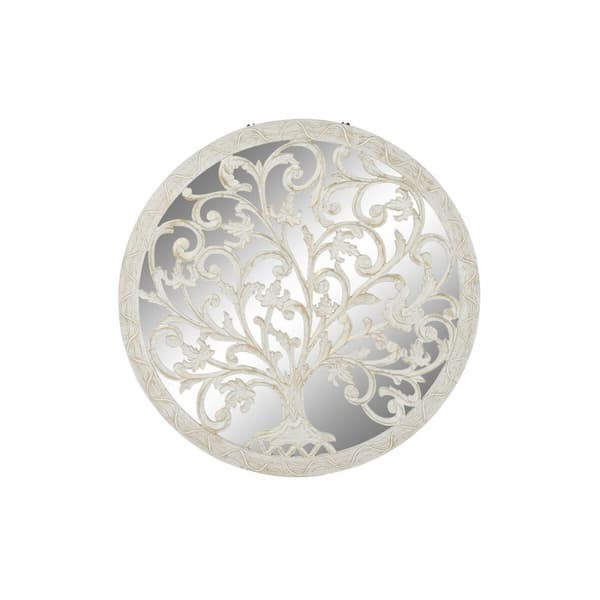 Seinäkoriste DKD Home Decor Puut Puu MDF (90 x 2 x 90 cm)