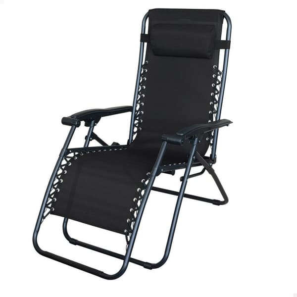 Aurinkotuoli Aktive Svart 52 x 102 x 68 cm