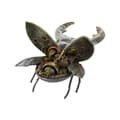 Miniatyrbillede 2 af 3: Dekorativ figur Home ESPRIT Grå Multifarvet Biller 22 x 14 x 11 cm