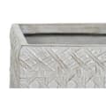 Miniatyrbilde 4 av 6: Sett med blomsterpotter Home ESPRIT Beige Fiberglass Magnesium 44,5 x 44,5 x 42,5 cm (4 enheter)