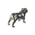 Miniatyrbillede 3 af 3: Dekorativ figur Home ESPRIT Sølvfarvet Hund Loft 28,5 x 11 x 16 cm