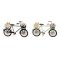 Miniatyrbild 1 av 3: Prydnadsfigur Home ESPRIT Svart Mint Cykel Vintage 24 x 9 x 13 cm (2 antal)
