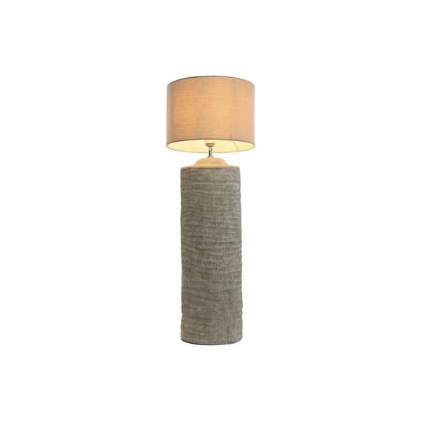Bordslampa Home ESPRIT Grå Cement 50 W 220 V 24 x 24 x 82 cm