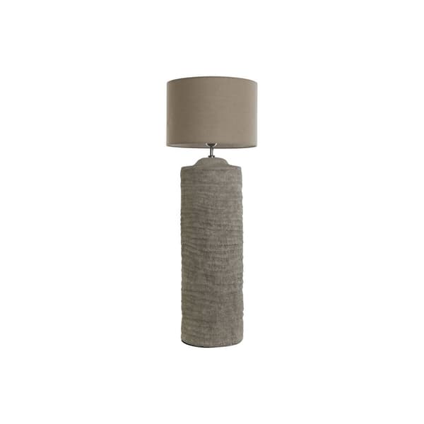 Bordslampa Home ESPRIT Grå Cement 50 W 220 V 24 x 24 x 82 cm