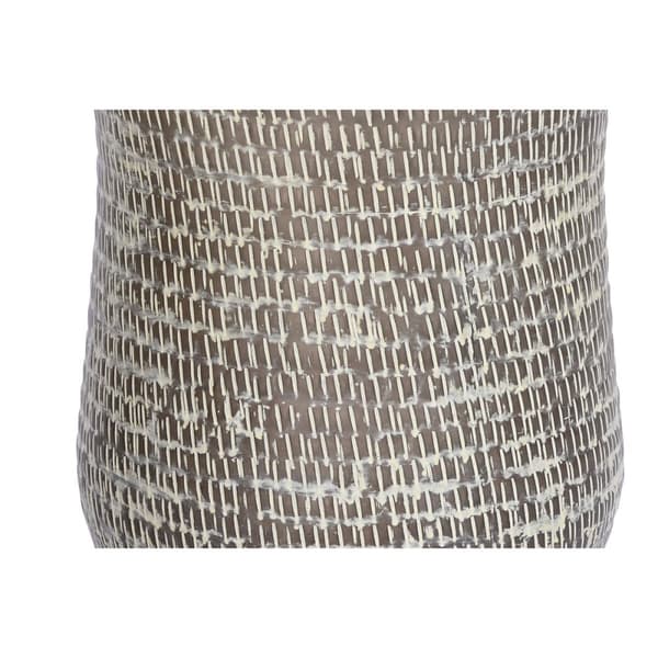 Set med planteringskärl Home ESPRIT Grön Aluminium 44 x 44 x 46 cm