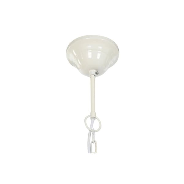 Loftslampe Home ESPRIT Hvid Bambus Mangotræ 50 W 48 x 48 x 57 cm