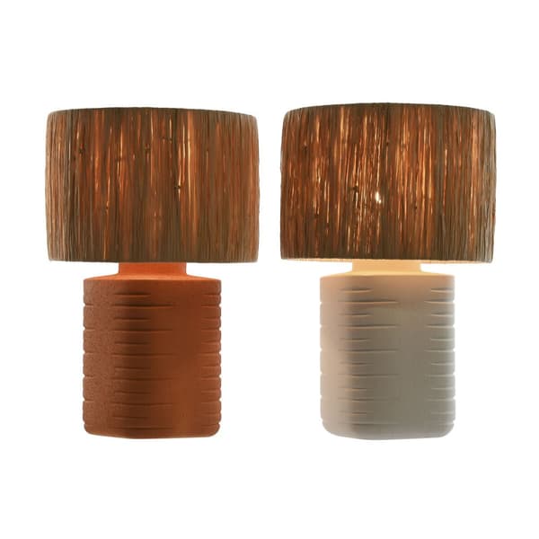 Bordslampa Home ESPRIT 35 x 35 x 55 cm (2 antal)
