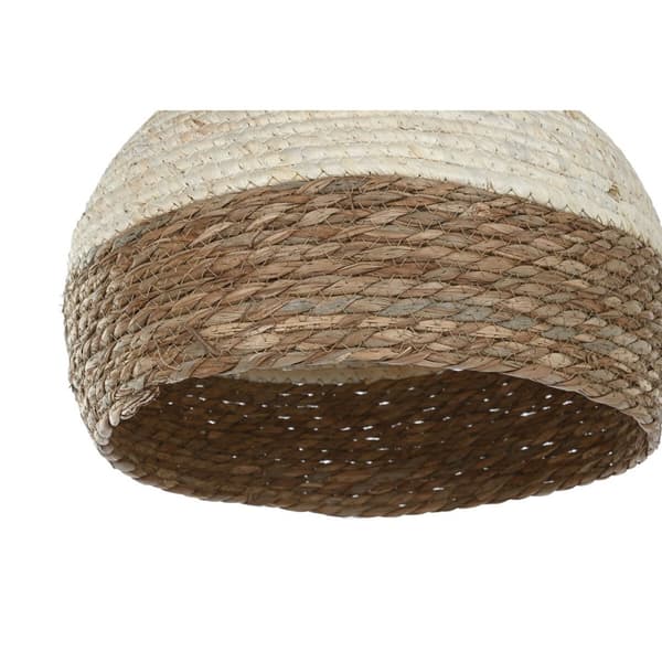 Kattolamppu Home ESPRIT Ruskea Luonnollinen 50 W 38 x 38 x 28 cm