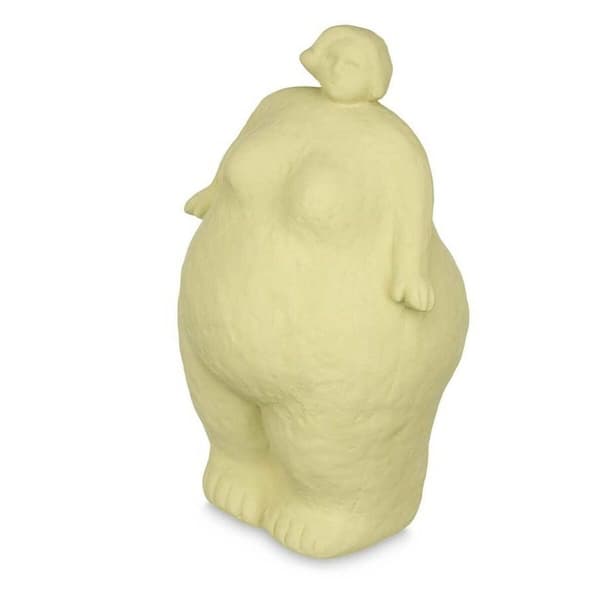 Dekorativ Figur Grønn Dolomite 14 x 25 x 11 cm (6 enheter) Dame Stående