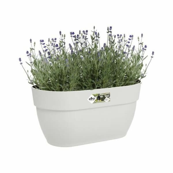 Urtepotte Elho 3662603645100 Hvid Plastik Rektangulær Moderne 24 x 36 x 26,5 cm